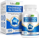 Pure Magnesium Glycinate, suuri imeytyminen Magnesium, magnesiumlisät Tukijalat, lihakset, hermot, luunterveys, 120 magnesium Glycinate kapselia