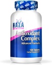 Haya Labs antioksidantti Complex 120 Tabs. Vahva, antioksidantti karotenoidikompleksi, jossa on luteiinia, zeaksantiinia, betakaroteenia ja E-vitamiinia.