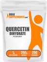 BulkSupplements.com Quercetin Dihydraatti Powder - Quercetin lisäravinteet, antioksidantteja Lähde - Vegan & Gluteeniton, 1g per tarjoilu, 250g (8,8 oz) (pakkaus 1)