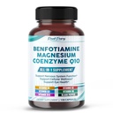 Benfotiamiini magnesium & Coenzyme Q10 - tukee hermojen terveyttä, solujen wellness & Eye Health - valmistettu USA- 150 kapselia
