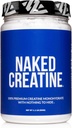 NAKED Pure Micronized Creatiini Monohydraatti Powder - makuamaton, 500g, 1.1lb Bulk - Vegaani, ei-GMO, Gluteeniton, soijaton, Ei täyteaineita, tukee lihasten kasvua ja voimakkuutta - 100 tarjoilua