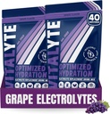 Vitalyte Electrolyte Powder Drink Mix, Isotonic Electrolyte Hydration Mix, Gluteenittomat Post Treenout Powder Mix, 2, 35 oz pakkaus. Jokainen, rypälemaku