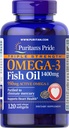 Puritan's Pride Omega-3 Fish Oil 1360 mg Softgels, 120