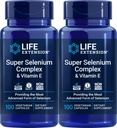 Life Extension Super Selenium Complex 200 mcg & E-vitamiini, 100 Veg Caps (pakkaus 2)
