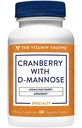 Vitamiini Shoppe karpalo D-Mannoosi, virtsarakon ja virtsarakon terveys, antioksidantti 60 mg C-vitamiinia (karpalokonsentraatti) (60 kasviskapselit)
