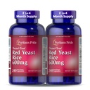 Puritan's Pride Doctors Trust® Red Yeast Rice 600mg, ravintolisä, 240 nopeat kapselit, 2 pakkaus