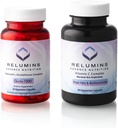 Alumiinit Advance Nutrition Gluta 1000 ja Advance C-vitamiini - MAX Ihon Lightening Complex - 30 Glutatione kapselit + 60 C-vitamiinin kapselit