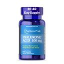 Puritaanit Pride Hyaluronic Acid 100mg, Ravintolisä ihon nesteytymiseen, 60 nopearelease kapselit