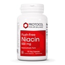 Protokolla Niacin 500 mg - Inositoliheksanikotinaatti - Ei flush Niacin - B3-vitamiini - energia & aineenvaihdunta tuki* - Vegan & Kosher - 90 Veg Caps