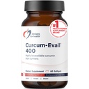 Designs for Health Curcum-Evail 400 - Biosablet Turmeeric Curcumin lisäravinteet - Evail Emulgointitekniikka - Curcumin C3 Complex Turmeric Oil + E-vitamiini, ei-GMO (60 Softgels)