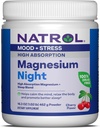 Natrol Magnesium yö 325 mg, korkea imeytyminen Magnesium ja uni Blend auttaa rauhoittaa mielen, rentoutua kehon ja edistää parempaa unta, 16,3 OZ kirsikka-Flavored jauhe, jopa 60 päivän tarjonta