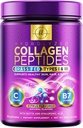 Hei, Ihana! Collagen Peptides Powder, Grass-Fed Hydrolysed Collagen Powder for Women type I & III, w/Hyaluronic Acid & Biotin, Hiukset, iho, kynnet ja niveltuki, Collagen Supplement - 30 Servings