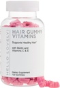 Hiusvitamiinit Gummies - Biotiini 5000 mcg E-vitamiini, C & Sinkki, hiusten kasvu vitamiinit naisille ja miehille - vahvempi, kaunis hiukset, iho ja kynnet täydentää, ei-GMO & Gluteenittomat - 120 nallekarhut