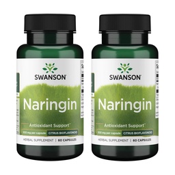 Swanson Naringin 500 Milligrammaa 60 kapselia (2 pakkaus)