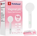 Specialised Female emättimen pH Balance Test Sticks 10 Pieces, Jeast Infektio Detection kit, BV Test, suunniteltu naisille, turvallinen ja hygieeninen