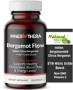 Bergamot Flow Italian Citrus Bergamot + S7 Typpioksidi, Bergamot täydennysosa korkean kolesterolin - lisätä veren virtausta, verenkiertoa ja energiaa - Valmistettu patentoitu Italian Bergamonte Extract