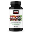 Force Factor Collagen Boosting Superfoods, Vegan Collagen Booster Hyaluronic Acid, Biotin, Bamboo, aminohapot ja vitamiinit hiukset, iho, ja kynnet, vahvistaja ja ihon täydentää, 60 kapselia