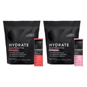 Sports Research Hydrate Electrolytes Dynamic Duo - Sokeriton ja luonnollisesti maustettu vitamiineja, Minerals, ja Coconut Water - 32 Hydraation Packets of Cherry Pomegranate & Vadelma sitruuna
