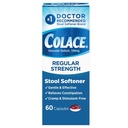 Colace Säännöllinen vahvuus Softener 100 mg kapselit 60 Count Docusate Natrium Softener hellävarainen helpotus