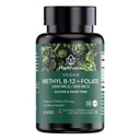PlantFusion Methylated B-vitamiini Complex Vegan B12 3000 mcg, Vegan Methylfolate (5-MTHF) 400mcg, B6 & TMG