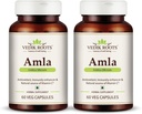 Generic RISE Amla kapselit 60  Organic antioksidantti Enhancer luonnollinen lähde C-vitamiinin ja hiusten kasvu kasviperäisten täydentää (Pack of 2)