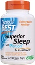 Doctor's Best Superior Sleep with Sensoril, Formula sisältää Ashwagandha, 5-HTP, L- Theanine & GABA, 60