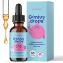 JoySpring Genius Drops for Kids Klinically Proven Focus Supplement 