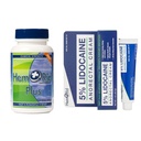 HemRid Plus & Lidokaiini Cream Bundle: Täydellinen hoito Hemorrhoid Epämukava, Käsityö Yhdysvalloissa