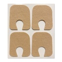 Aetna Foot Products - Liima Felt U-Shaped Callus tai varvas pads, pakkaus 100, 1/8" Paksu