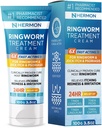 Hermon Tehokas sienitautien Ringworm Cream - Tehokas hoito Itsepäinen Ringworm, Jock Itch, Ekseema, Tinea Versicolor, urheilijan jalka - aikuisille ja lapsille - 100ml