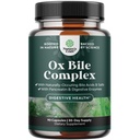 Ruoansulatuskanavan Entsyymit Ox Bile - Ox Bile lisäravinteet ei sappirakon kanssa Trypsin, Papain & Bromelain Enzyme Panprise Cleanse & Detox - Haimatulehdus Entsyymit naisille ja miehille - 90 Ct