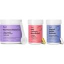 Rael Supplement for Women Bundle - Hormone Balance, Myo-Inositol & D-Chiro Inositol (30 päivän tarjonta) & Probiootit, 15 miljardia PMY (30 päivän tarjonta) & PMS täydennysosa (28 kapselia)