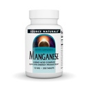 Source Naturals Mangaani, Amino Acid Chelate - Tukee energiantuotantoa - 250 tablettia