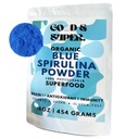 Organic Blue Spirulina Powder - Bulk 1 Pound Pack, 100% Phycocyanin, puhdas Superfood Blue Algae - Natural Food Coloring, Smoothies & Protein Drinks, Vegan - puhdasta vettä uutettu