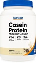 Nutricost Casein Protein Powder 2lb Vanilla - Micellar Casein, gluteeniton, muu kuin GMO
