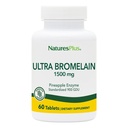 NaturesPlus Ultra bromelain - 60 tablettia - 1500 mg ananas bromelain - Tarjoaa yhteistä tukea ja edistää ruoansulatusta - 60 tarjoilua