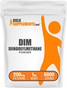 BulkSupplements.com DIM Powder - Diindolyylimetaani Powder, DIM Supplement for Miehet & Naiset - makuamaton & Gluteeniton, 200 mg per tarjoilu, 1kg (2,2 lbs) (Pakkaus 1)