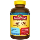 Nature Made Burp Vähemmän kalaöljyä Omega 3 Lisäravinteet, 1000mg Softgels, Omega 3 kalaöljyä täydentää terveen sydämen tukea, 150 Softgels, 75 päivän tarjonta