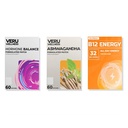 Veru Wellness Hormonal Balance Patch for Women Compete Bundle - Myo-Inositol & D-Chiro, Ashwagandha, B12 Energy - PMS Relief, Mensural tuki, mieliala stressi ja energia (2 kuukautta)