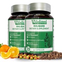 Raparperi- yrtti ummetus tuki, Gut Motiliteetti täydentää, Gentle ei-laktoiva, luonnollinen ulosteen pehmentimet, turvotusta ja kaasua helpottavaa, Daily Bowel Movement, Herbal kakka pillereitä, 90 kapselia