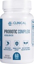 Clinical Effects Probiootti Complex - Gut Health Probiootit naisille ja miehille - 6 avain Organic Probiootti kanta tukemaan digestiota ja yleistä terveyttä - 60 kasvisprobiootti Kapselit - Valmistettu Yhdysvalloissa