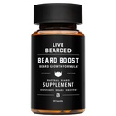 Live Parta Boost - Parta Kasvu Vitamiinit miehille Biotiini, Kollageeni, Silikaa, Fo-Ti Root - Kasvot hiusten kasvua miehille, Valmistettu USAssa 30-päivän tarjonta