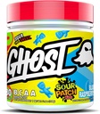 GHOST BCAA Powder Aminohapot täydentää, hapan Patch Kids Sininen vadelma - 30 Tarjoilut - Sokeriton intra, Post & Pre workout Amino jauhe & Recovery Drink, 7G BCAA
