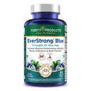 Puhtaus Tuotteet EverStrong Blue Strength Building + Brain Boosting w/Muscle Matrix Blend ft. Creatiini Monohydraatti + Lisää, PuhtausBlue Organic Blueberry Complex, 1000 IU D3-90-vitamiinit tabletit