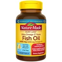 Nature Made Extra Strength Omega 3 Fish Oil Lisäravinteet, 1400mg, Fish Oil Omega 3 Lisäravinteet Etyyli Esters for Healthy Heart, Aivot, Silmät, Mielialatuki, 45 Softgels, 45 päivän tarjonta