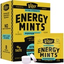 Viter energia kofeiini Mints 80mg Extra vahvuus - 90 Pieces kofeinoitu B-vitamiinit. Sokeriton vegaaninen hengitys Mint. Käynnistä Nootropic Focus Booster nopea hälytys (Peppermint Flavor, 30 Pack)