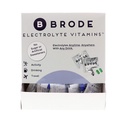 Brode Electrolyte Vitamiini - Portable Zero-Sogar Electrolyte Tabletit - urheilu, yöelämä, Jet Lag, 5 Essential Electrolytes + 9 Vitamiineja 100-pakkaus