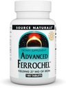 Source Naturals Advanced Ferrochel, Ravintolisä Yuelding 27 mg rautaa - 180 tablettia