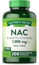 Nature's Truth NAC N- Acetyl Cysteine ... 1 200 mg 200 kapselia...