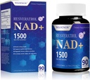 Uusi NAD-liite - Liposomaalinen NAD+ Täydennys Resveratrol 90 Count (1500MG)